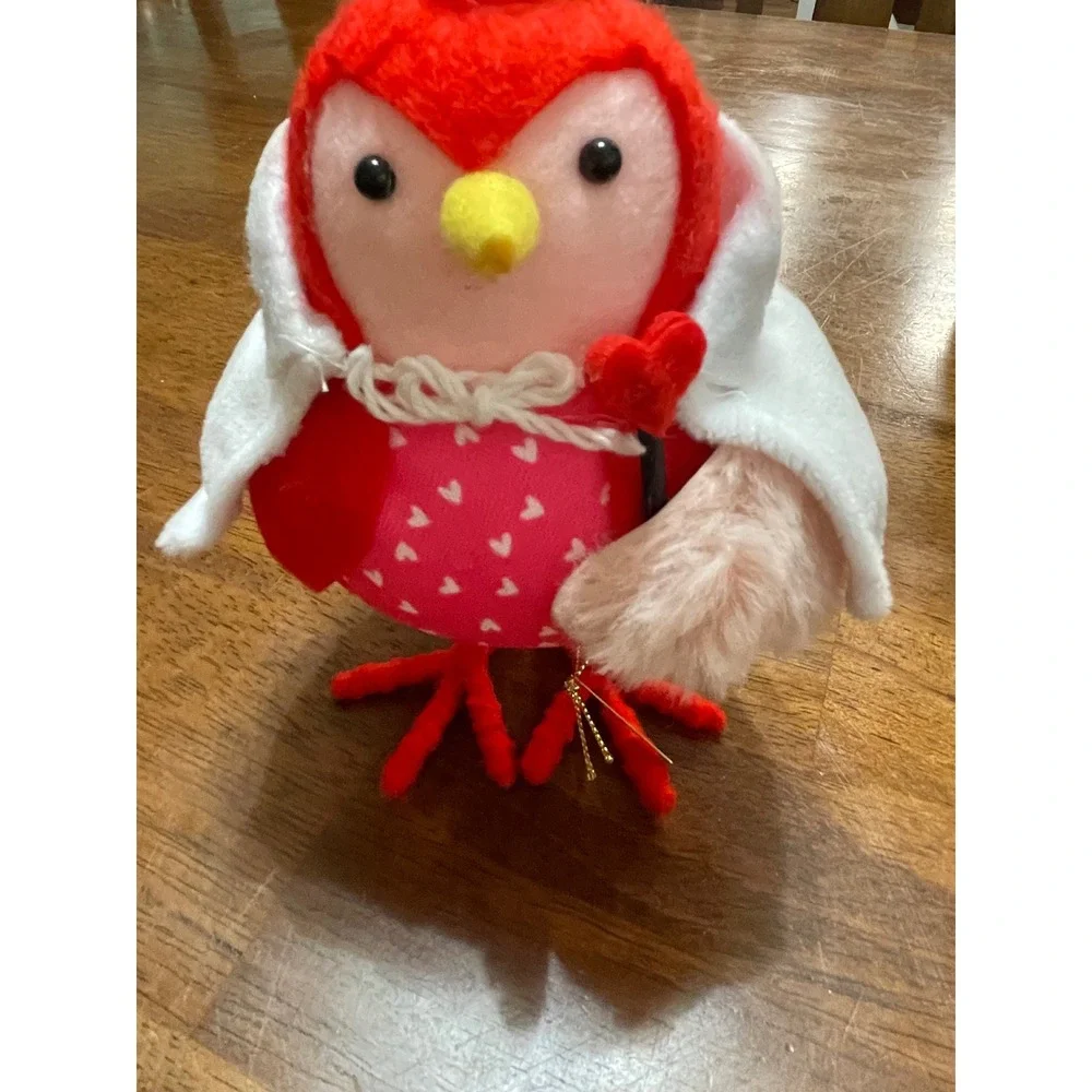 Target Valentine's Day Featherly Friends Bird King 2024 Red Heart Crown Cape